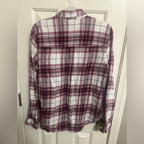 Abercrombie & Fitch Plaid Flannel Button Down Size Medium - Picture 3 of 3